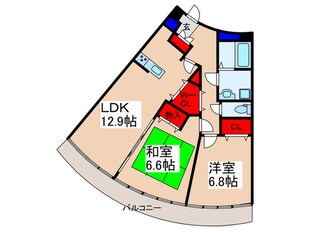 新田ビレッジパインビュー館の物件間取画像